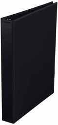 AmazonBasics 1" Round Ring Binder, Black, View, 4-Pack