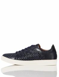 find. Amazon Brand Women's Weave Leather, Blau (Dark Blue), US 8.5