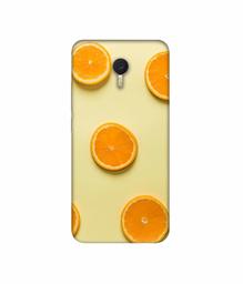 Amazon Brand - Solimo Designer Orange Texture 3D Printed Hard Back Case Mobile Cover for Meizu M3 Note