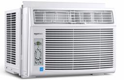 AmazonBasics Window-Mounted Air Conditioner with Remote - Cools 450 Square Feet, 10000 BTU, Energy Star