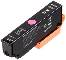 AmazonBasics Remanufactured Ink Cartridge Replacement for Epson 26XL Magenta