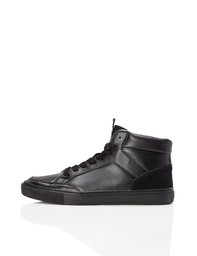 Amazon Brand: Find Alley Men's High Sneakers, Black, 43 EU