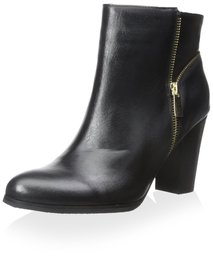 Sixth & Love Women's Zip Bootie, Black, 5 M US