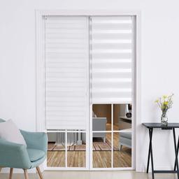 Umi.Essentials Double Roller Blind Klemmfix No Drilling Required White