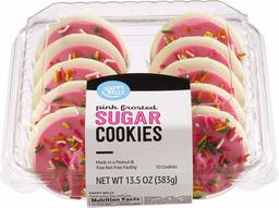 Amazon Brand - Happy Belly Cookie, Sugar Frosted Pink, 13.5 Ounce, 10 Count - (Frozen)