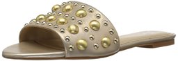 Amazon Brand - The Fix Women's Finley Dome Stud Slide Sandal