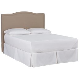 Amazon Brand – Stone & Beam Bridgewater Curved Queen Headboard, 82"W, Fresh Dune