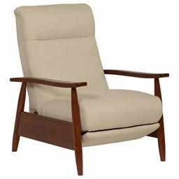 Amazon Brand – Stone & Beam Clayton Reclining Contemporary Fabric Living-Room Chair, 30"W, Sandstone