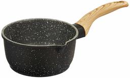 Amazon Brand - Solimo Die Cast Aluminium Non Stick Sauce Pan (17cm, 5 layer coating)