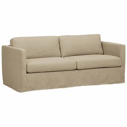 Amazon Brand – Stone & Beam Andover Slipcover Studio Sofa Couch, 78"W, Dove Fabric