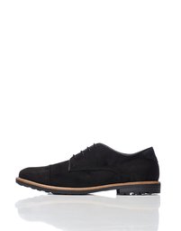 find. Amazon Brand Men's Derby Shoes with Toe Cap, Black, US 7