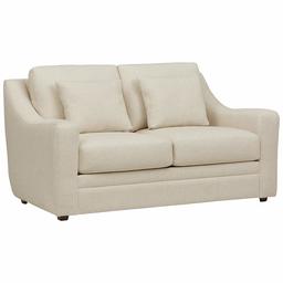 Amazon Brand – Stone & Beam Calhoun Loveseat Sofa, 62.5"W, Ecru