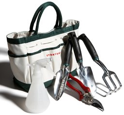 Strathwood 5-Piece Garden Tool Set in Tote Bag