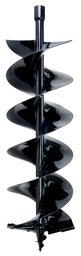 AmazonCommercial Heavy Duty Steel Earth Auger Bit 4" Inch x 30" Inch for Auger Powerhead