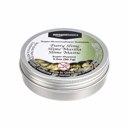 AmazonBasics Putty Slime 4" Tin, Super Illusions - Green, 3.2oz