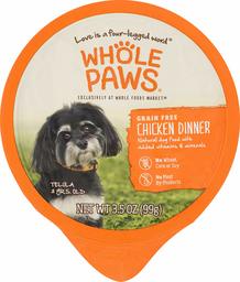 WHOLE PAWS Chicken Dinner Dog Food, 3.5 OZ
