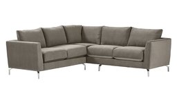 Amazon Brand – Rivet Emerly Modern Sectional Sofa, 96"W, Pewter
