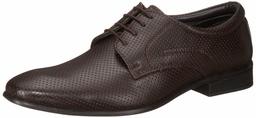 Amazon Brand - Symbol Men's Brown PU Formal Shoes - 8 UK (AZ-SY-436)