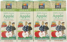 365 Everyday Value, Featuring Wild Kratts, Organic 100% Juice from Concentrate, Apple (8 - 6.75 fl oz Boxes), 54 fl oz