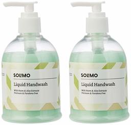 Amazon Brand - Solimo Handwash Liquid, Neem & Aloe - 250 ml (Pack of 2)