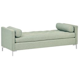 Amazon Brand – Rivet Uptown Mid-Century Tufted Customizable Daybed Sofa, 78"W, Rain & Silver