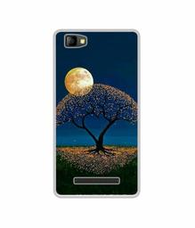 Amazon Brand - Solimo Designer Dark Night View UV Printed Soft Back Case Mobile Cover for Lyf Flame 8