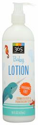 365 EVERYDAY VALUE Fragrance Free Baby Lotion, 16 FZ