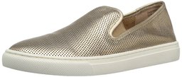 206 Collective Amazon Brand Women's Cooper Perforated Slip-on Fashion Sneaker, Rose Gold/Metallic, 7 B US