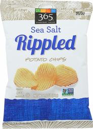 365 EVERYDAY VALUE Sea Salt Ripple Potato Chips, 1.5 OZ