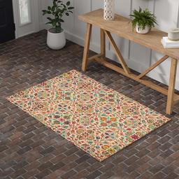 Amazon Brand – Stone & Beam Vinton Persian Runner Rug, 2' 3" x 7' 6", Rust Multi