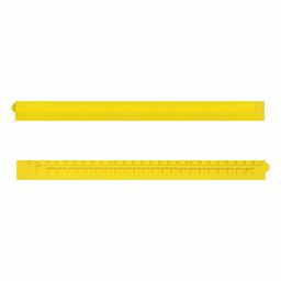 AmazonCommercial Safety Ramp Boarder for Anti-Fatigue Drainage Mat, Rubber, 3" X 39", 5/8" Thickness, Female Connector, Yellow