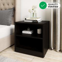 Amazon Brand - Solimo Aquilla Engineered Wood Bedside Table (Wenge Finish)