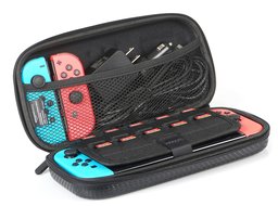 AmazonBasics Carrying Case for Nintendo Switch and Accessories - Black