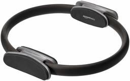 AmazonBasics Pilates Fitness Resistance Training Magic Circle Ring - 14 Inch, Black (Renewed)