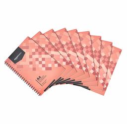 AmazonBasics Wirebound Notebook, 160 Pages, A4, 90 GSM, (10-Pack)