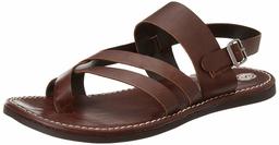 Amazon Brand - Symbol Men's Tan Sandals-9 UK/India (43 EU) (AZ-KY-332A)