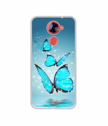 Amazon Brand - Solimo Designer Flying Butterflies UV Printed Soft Back Case Mobile Cover for Comio X1