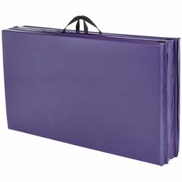 AmazonBasics EVA Foam Gymnastics Exercise Vinyl Mat - 4 x 10 Feet, Purple