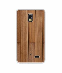 Amazon Brand - Solimo Designer Wooden Art UV Printed Soft Back Case Mobile Cover for LYF Water 10