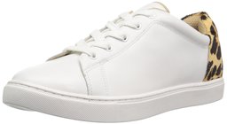 Amazon Brand - The Fix Women's Taegan Lace-up Fashion Sneaker, White, 7 B US