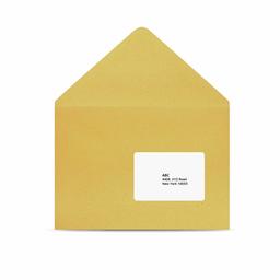 AmazonBasics Shipping Address Labels, Laser Printers, 3 1/3" x 4" Labels, Permanent Adhesive, White, 150-Pack