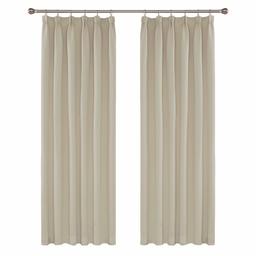 UMI Essentials Set of 2 Curtains with Ruffle Tape