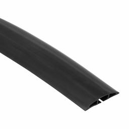 AmazonBasics Low Profile Rubber Duct Floor Cord Cover/Protector - 5-Foot, Black