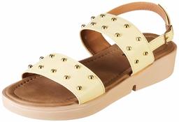 Flavia Women's Yellow Fashion Sandals-9 UK (41 EU) (10 US) (FL/230/YLW)