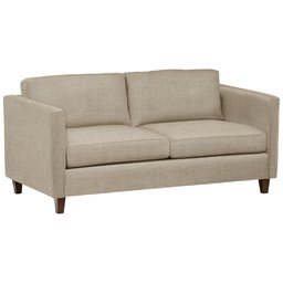 Amazon Brand – Stone & Beam Andover Modern Loveseat, Sofa 67"W, Tan