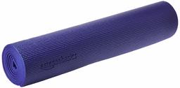 AmazonBasics Yoga & Exercise Mat with Carrying Strap, 1/4", Blue