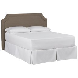 Amazon Brand – Stone & Beam Bridgewater Scalloped Queen Headboard, 71"W, Fresh Pewter