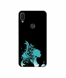 Amazon Brand - Solimo Designer Lady Vector N 3D Printed Hard Back Case Mobile Cover for Asus Zenfone Max Pro M1 ZB601KL