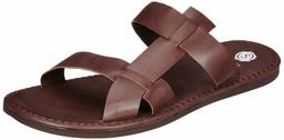 Amazon Brand - Symbol Men's Brown Sandals-7 (AZ-KY-339A)