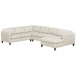 Amazon Brand – Stone & Beam Andover Modern Left U-Sectional Sofa, 134"W, Sand